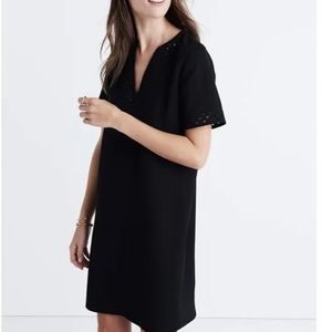 Madewell Ballad black tunic dress, size 00